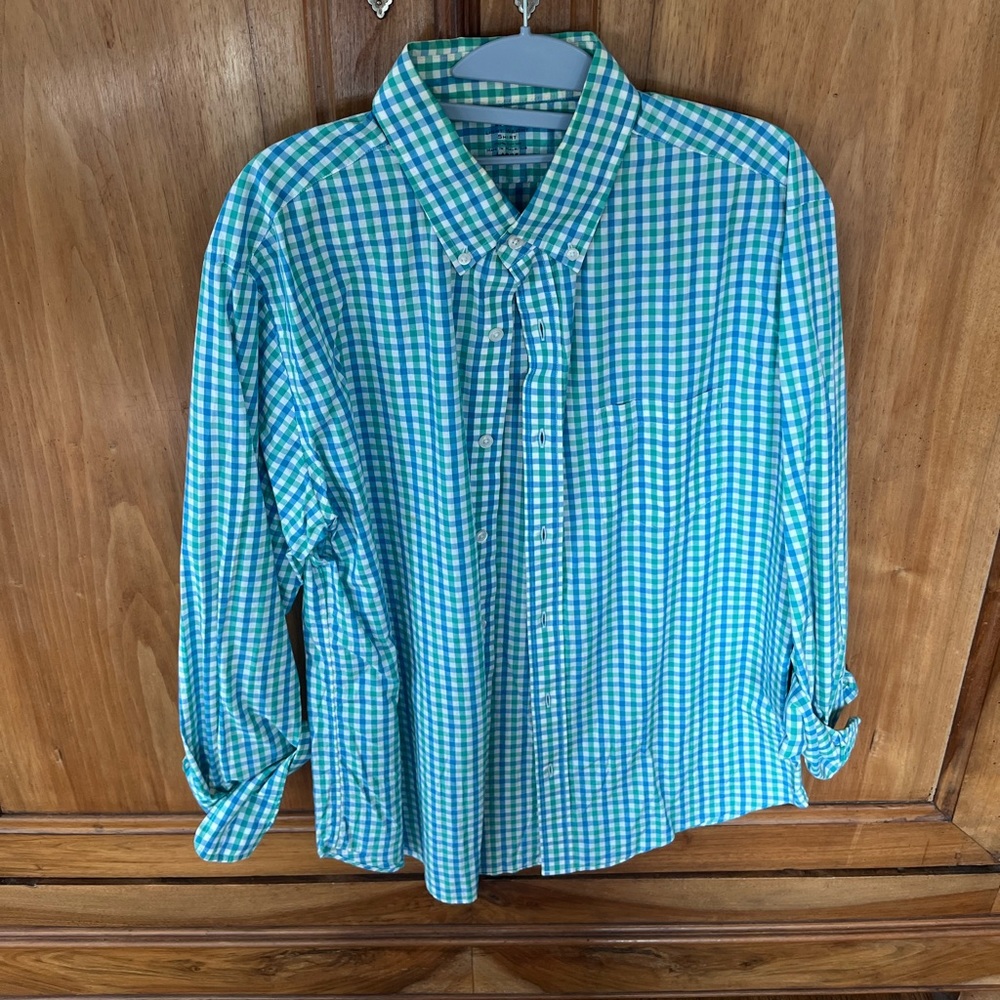 JCrew gingham button down shirt
